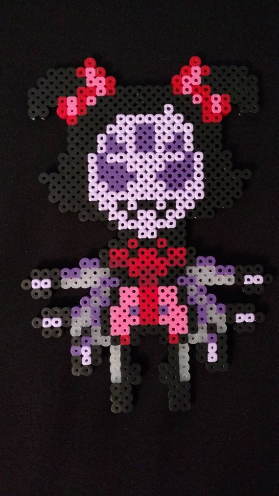 Undertale Muffet perler bead pixel art sprite 7