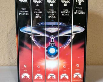 Star Trek The Movies 25th Anniversary Collector's Set from the Original Series (VHS, 5-Tape Set)