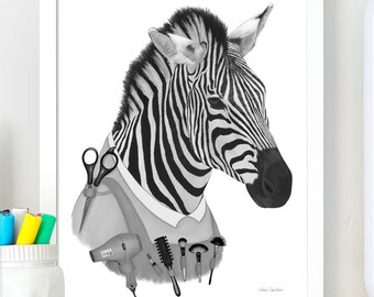 Mykonos Zebra Print