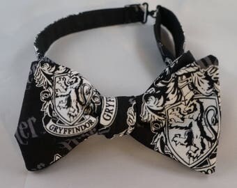 Harry Potter themed Bow Tie, Self Tie, Pre Tied, Bowtie, Gryffindor, Slytherin, Hufflepuff, Ravenclaw, Weasley, Granger, Dapper On Arrival