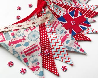 UK Home Decor London Nursery British Bunting UK Home Decor London Nursery British Bunting