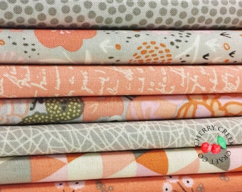 Ava Rose Fabric Bundle - Riley Blake Designs - 1/2 Yard Bundle - 7 pieces