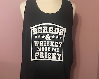 beards and whiskey shirt