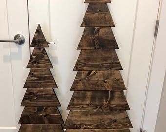 LARGE Wooden Tree Rustic Christmas Decor Primitive LARGE Wooden Tree Rustic Christmas Decor Primitive