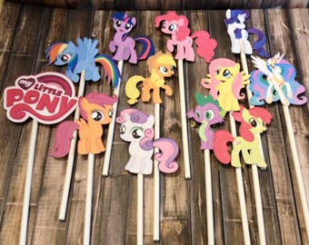 MLP My Little Pony Cupcake Toppers