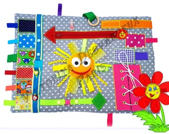 Fidget Quilt for Alzheimer's / Dementia, Stroke Rehab Autism, Dementia , Therapy Busy Blanket, Special Needs Alzheimer , Activity Busy board