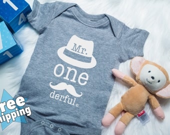 1st Birthday onesie, Mr onederful onesie, Mr Onederful tee, 1st birthday tee, 1stBirthday boy shirt, Boys first birthday outfit