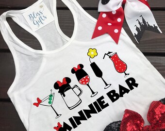 Food And Wine Shirt, Minnie Bar, Epcot Food And Wine, Conquering The World, Drink Drank Drunk, EPCOT, Disney Drinking, Drinking Shirt