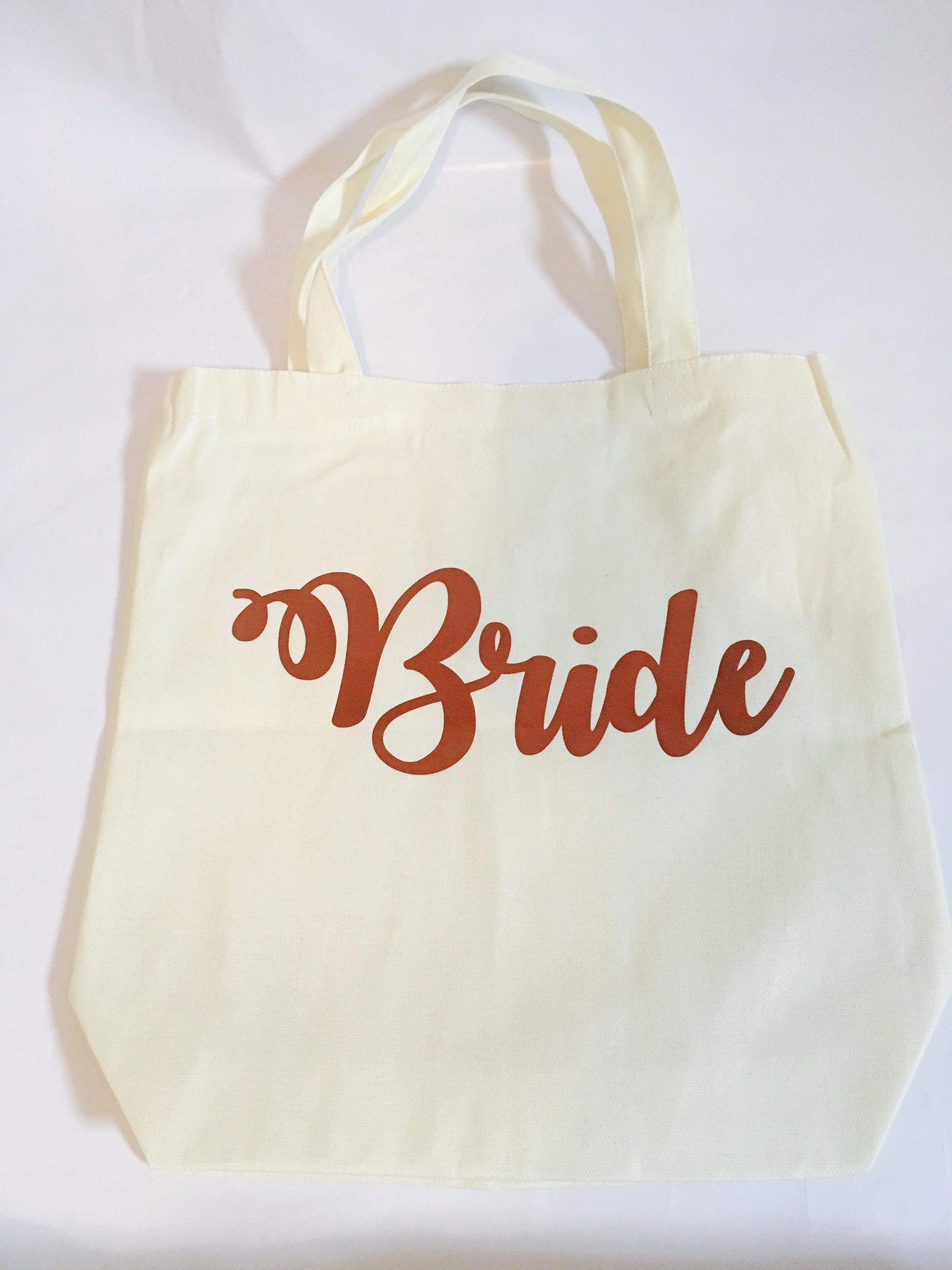 Bride Canvas Tote Bridal Shower Gift Ideas Gift for Bride or