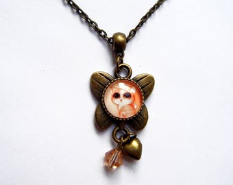 Child's pendant "kitten with big eyes"
