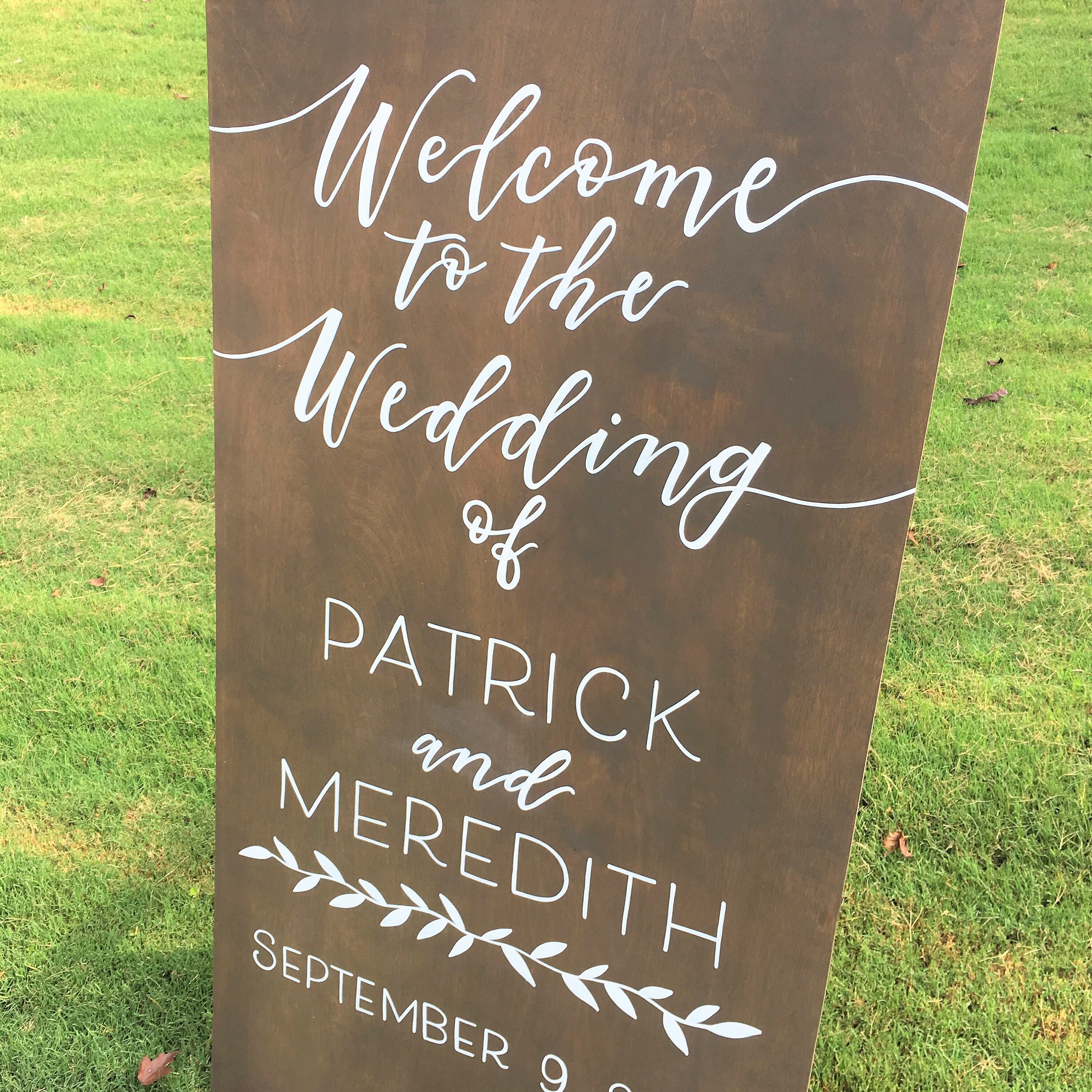 Wood Wedding Welcome Sign Wood Wedding Welcome Sign