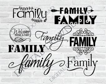 Family saying sign Etsy