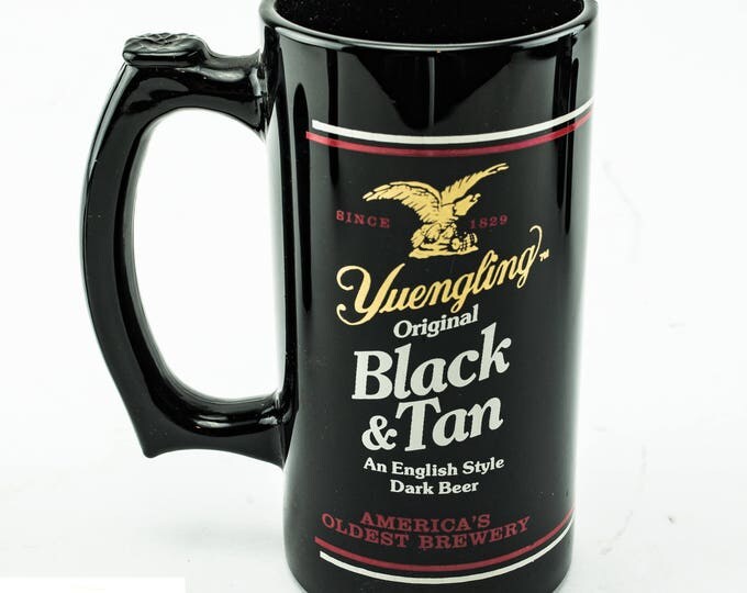 Yuengling Black & Tan Beer | Libbey Shot Glasses And Mugs | Vintage Barware