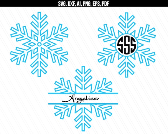 Download Snowflake svg Snowflake monogram svg Snowflake clipart