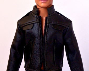Barbie clothes - Ken doll clothes - Ken leather jacket