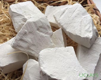 NOVY OSKOL edible Chalk chunks natural lump for eating, Free Samples  (Russian chalk)