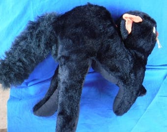 stuffed black cat halloween