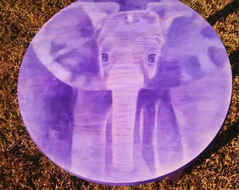 A Little Purple Elephant Table