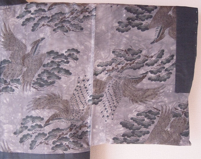 Vintage Japanese Men's Kimono Set of 2