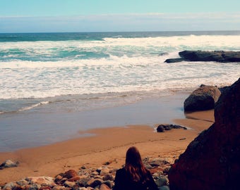 Beach View | South Africa Travel Landscape Beach Nature Photography, Fine Art, Wall Art, Home Decor, Digital Instant Download Print