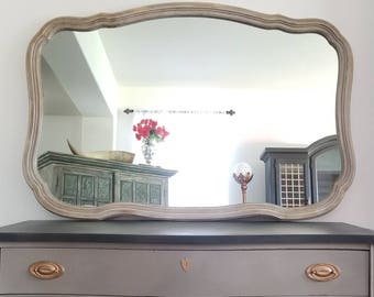 SOLD**Refinished Vintage French Provincial Mirror *Local Pick-up Only