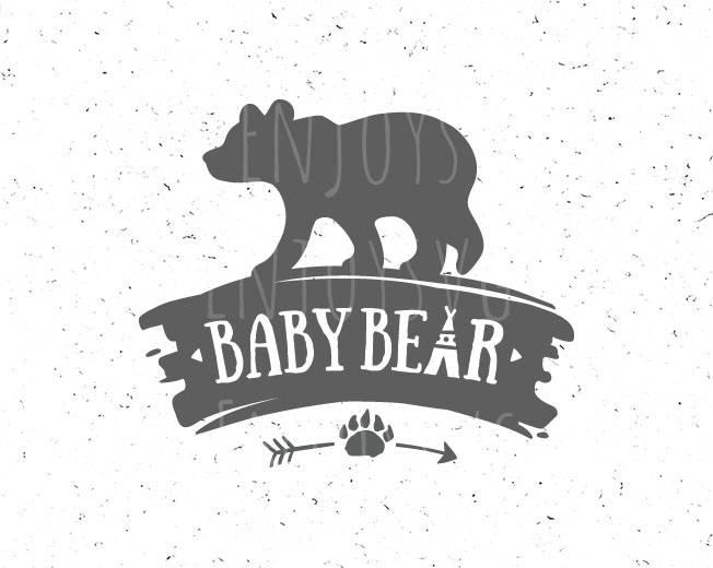 Free Free 88 Silhouette Baby Bear Svg Free SVG PNG EPS DXF File