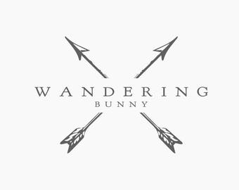 Premade Logo Vintage Design Photography Arrow Rustic Premade Logo Vintage Design Photography Arrow Rustic