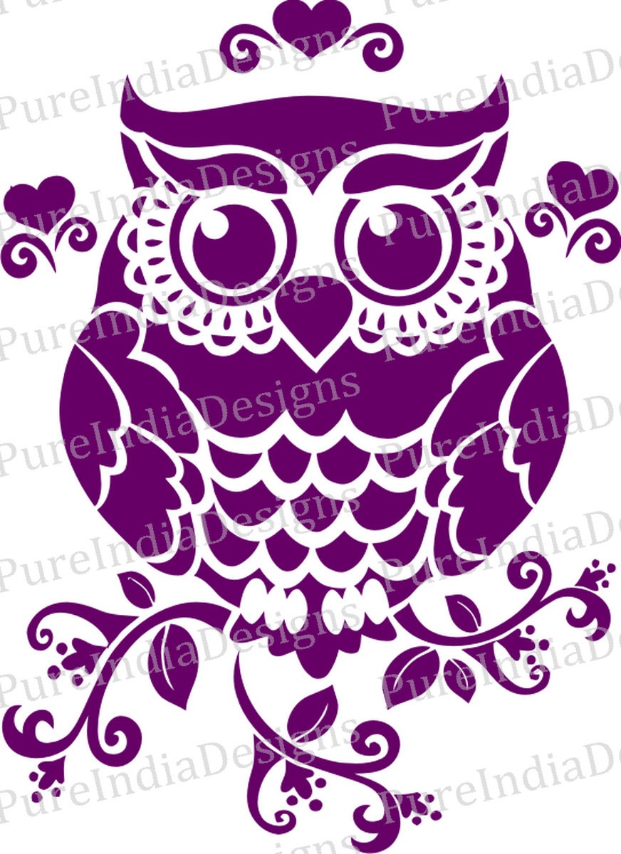 Owl svg Owl Design Cutout Vector art Cricut Silhouette