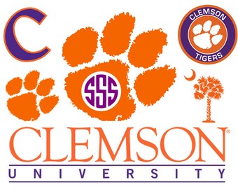 Clemson svg, Clemson Tigers svg, svg, dxf, cricut, silhouette cutting file, instant download, svg files