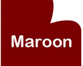 Maroon HTV Heat Transfer Vinyl for Shirts, Crafts and More! Crimson Burgundy Thermoflex Plus HTV