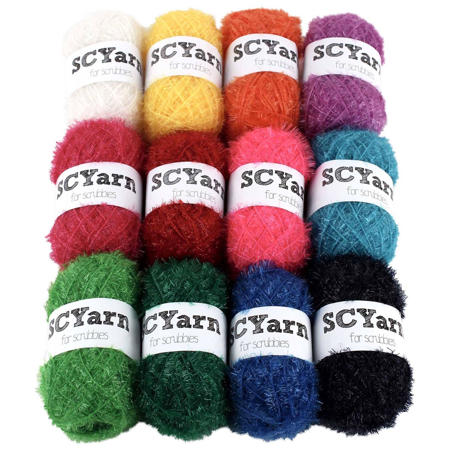 scyarn-12-skeins-scrubby-yarn-assorted-colors-100