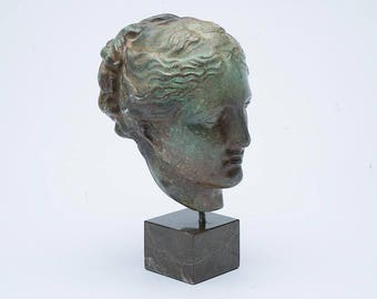 Vintage sculpture, portrait bust sculpture, art, sculpture, portrait art, vintage art, home decor, home accessories, interior decoration