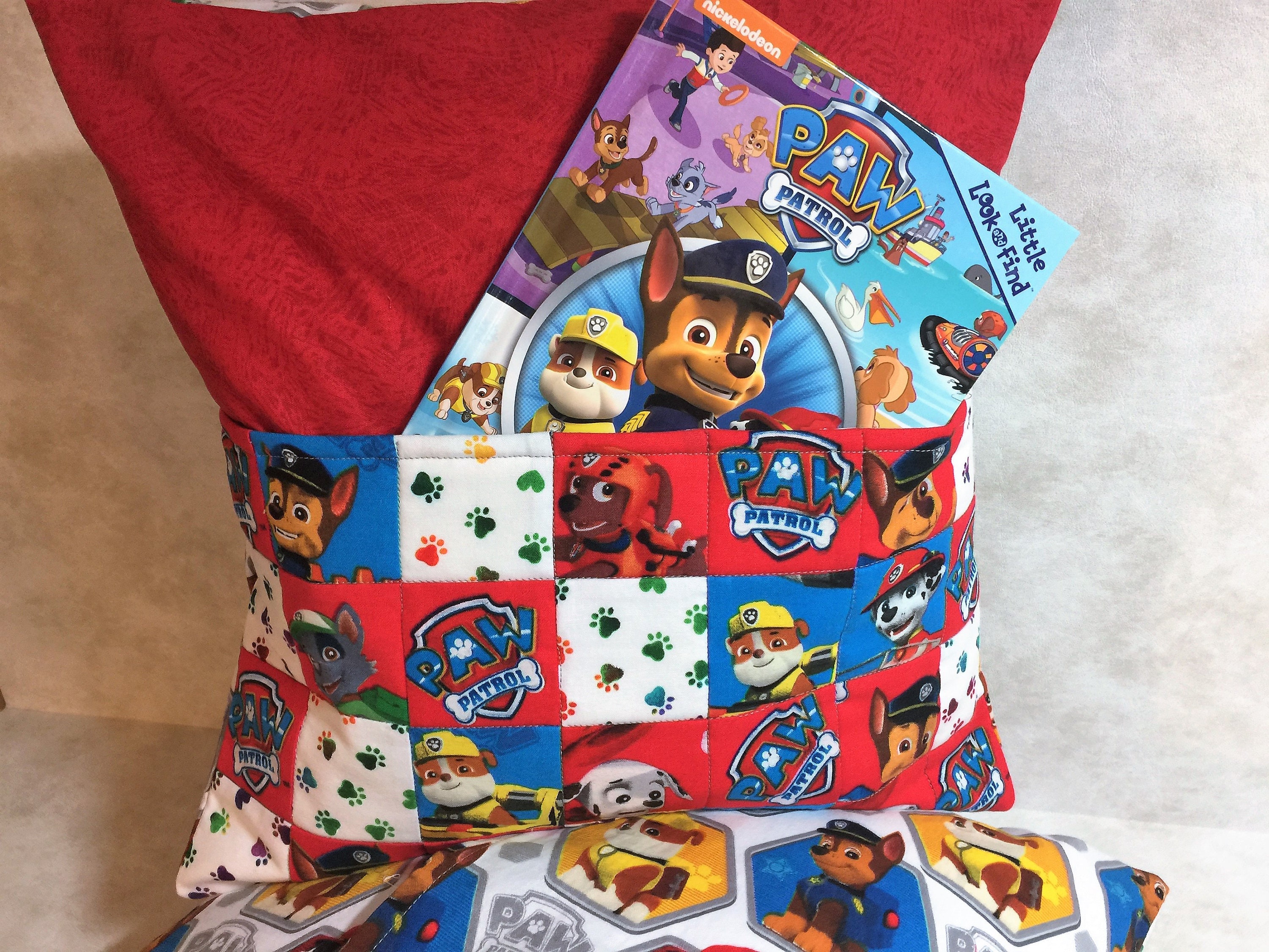 large paw patrol pillow