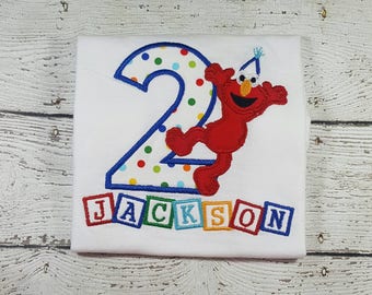 Elmo Birthday Shirt