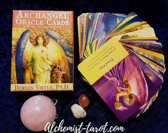 Archangel Oracle Card Reading 1,3 or 5 Cards Email with photos by Claircognizant Tarot Reader of 27 years experience