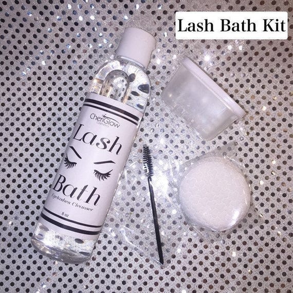 Lash Bath False Eyelashes Cleanser Kit Cleaner Lashes