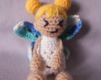 Bianca, the little fairy with blue wings