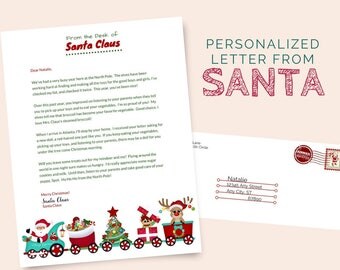 Letter from santa | Etsy
