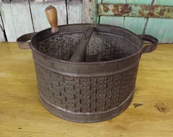 Vintage French Cheese Grater Large
