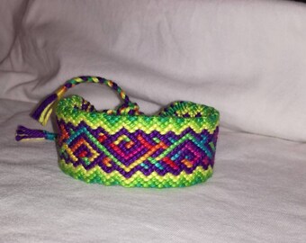 Colorful braided bracelet, Knotted bracelet, Handwoven bracelet, String bracelet, Bracelet bresilien,Wrist band, Friendship bracelet, Boho