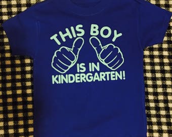Kindergarten Boys Shirt |SALE