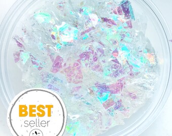 asmr glitter bomb slime // crunchy slime // stretchy slime // sensory toy // desk toy // stress ball