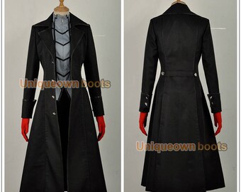 Men's Persona 5 Kaitou Cosplay Costumeblack with gloves
