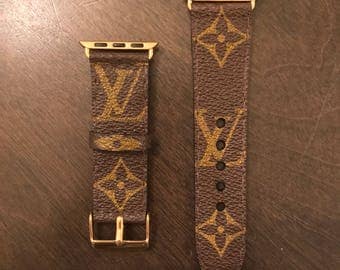 Louis Vuitton Apple Watch band Custom made 38mm and 42mm available