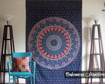 Dorm Decor Boho Tapestry Wall Hanging Mandala Wall Art Wall Tapestries Bohemian Tapestries Hippie Tapestries Elegant Mandala Gypsy Decor