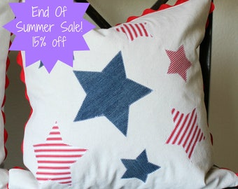 20x20 Stars and Stripes Pillow Cover