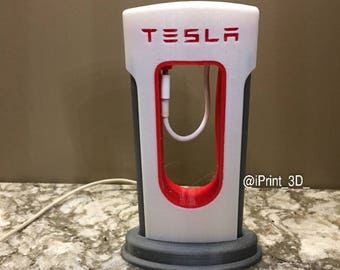 Tesla phone charging station | 3D printed Tesla charger | 3d printed accessories | phone accessories | tesla cars