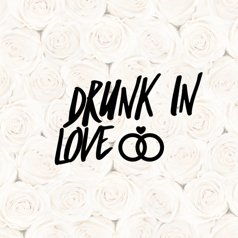 Sale Drunk in love SVG Cut File Love SVG Ring SVG