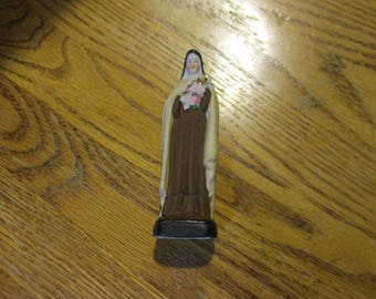 Antique Saint Theresa Figurine Statue Germany