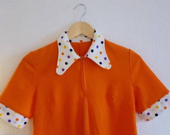 Orange dress 60's